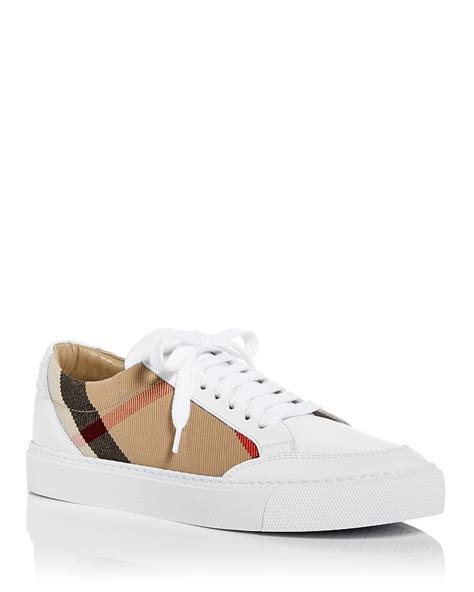 Burberry Women's Salmond Vintage Check Low Top Sneakers